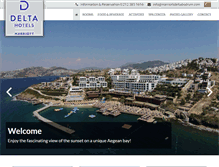 Tablet Screenshot of deltabeachresort.com